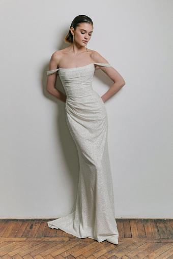 Свадебное платье рыбка (русалка) со шлейфом #7552